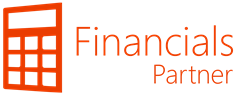O365 Financials - Partner Logo - Orange Text